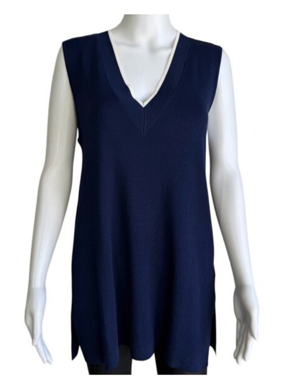 Lauren Ralph Lauren Sleeveless Knit Tunic Top– Size L